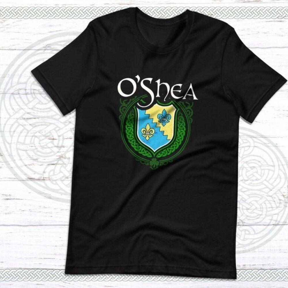 Oshea Family Irish Crest Heritage Retro Fan Unisex T-Shirt